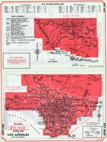Index Map, Los Angeles 1943 Pocket Atlas